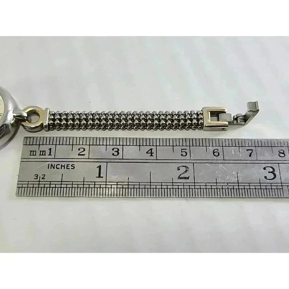 Vintage Carriage by Timex Wristwatch Gold and Silver Tone Band Round Face - Picture 6 of 8